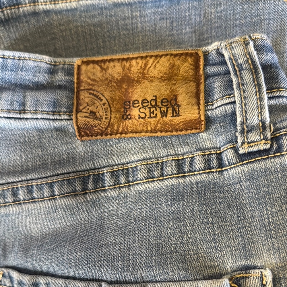 Seeded & Sewn Light Blue Jeans